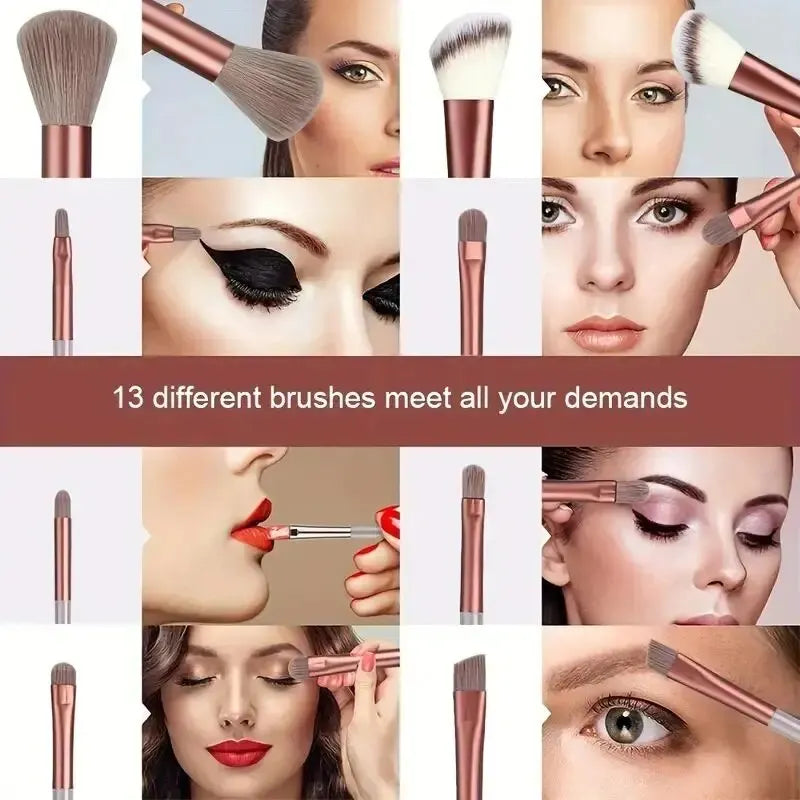 VelvaTouch Pro Makeup Brush Set