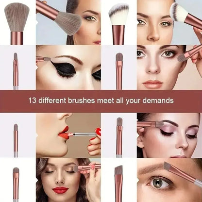 VelvaTouch Pro Makeup Brush Set