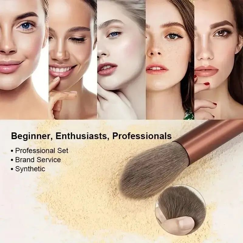 VelvaTouch Pro Makeup Brush Set